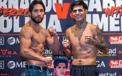 EN PIE DE GUERRA, «FERROS» MOLINA Y «NITCHS» JIMÉNEZ SUPERAN EL PESAJE Y SE DECLARAN LISTOS PARA LA BATALLA
