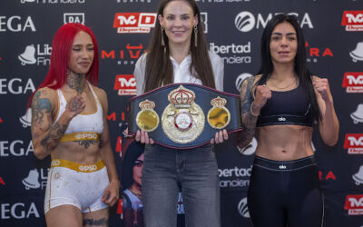 JACKY CALVO Y ALMA MERAZ, LISTAS PARA DISPUTAR EL CAMPEONATO INTERINO WBA